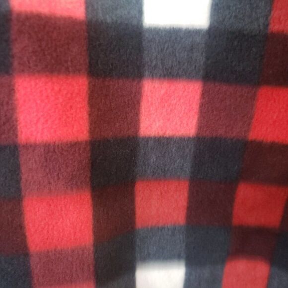 NEW Goodfellow Fleece Pajama Pants Size 3XL Tall / 3XLT Red Black Plaid - Picture 7 of 8